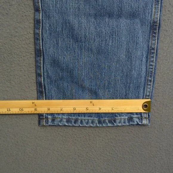 Cinch Jeans Men's 35x34 Blue Western Denim Bronze Label Slim Tapered Rodeo - Picture 7 of 10